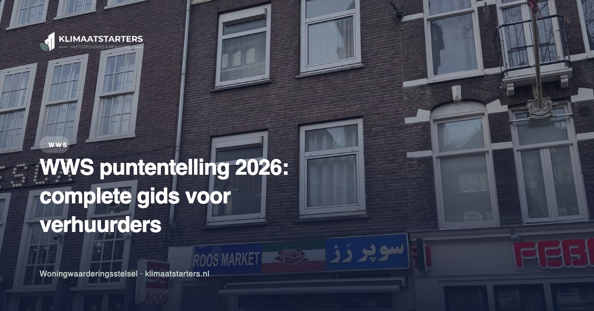 WWS puntentelling 2026: complete gids voor verhuurders